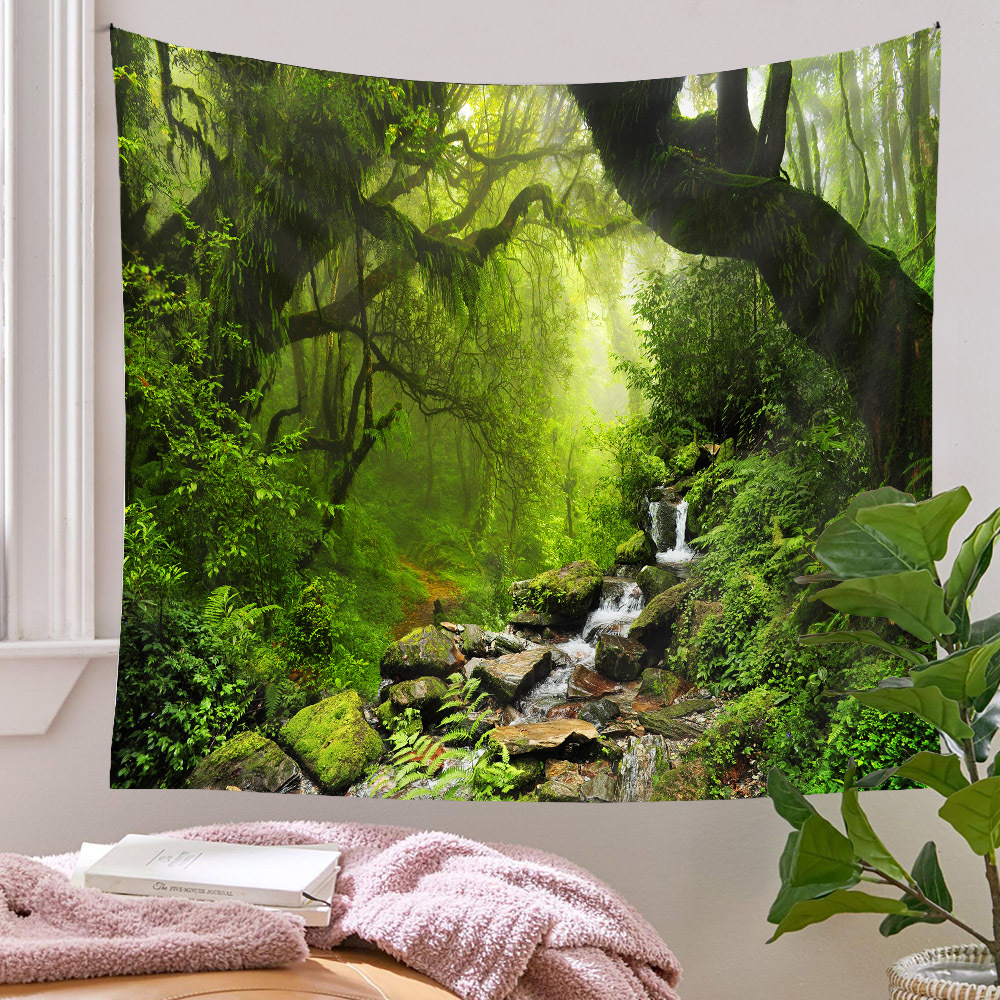 Bohemian Scenery Painting Wall Decoration Cloth Tapestry Wholesale Nihaojewelry display picture 189