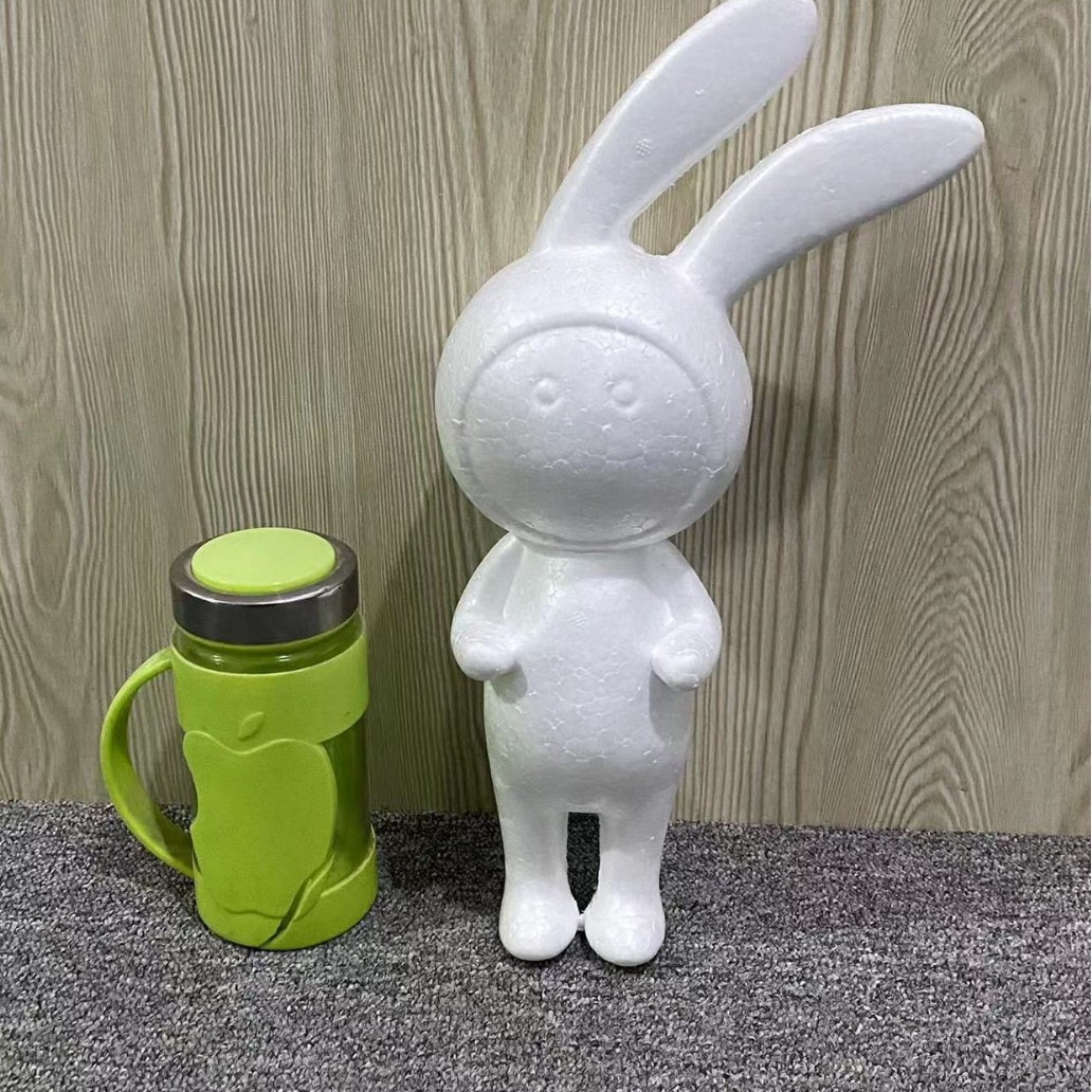 Oso Rosa molde oso modelo embrión blanco Qixi Día de San Valentín EPS Poli Dragón blanco espuma oso Clavel