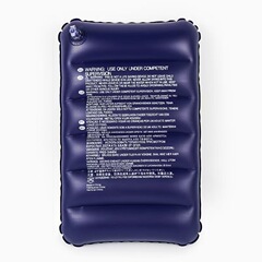 メーカー PVC インフレータブル屋外ビーチレザー枕正方形クッションカスタムロゴ印刷