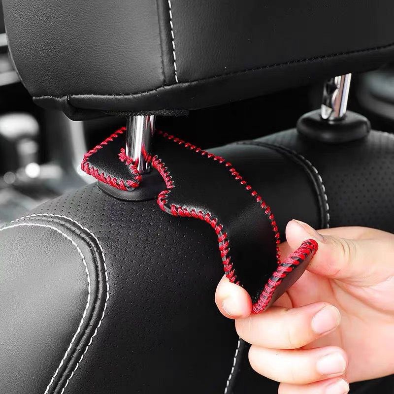 Coche nuevo asiento de cuero gancho del coche silla trasera oculta Multi-funcional asiento trasero pequeño gancho