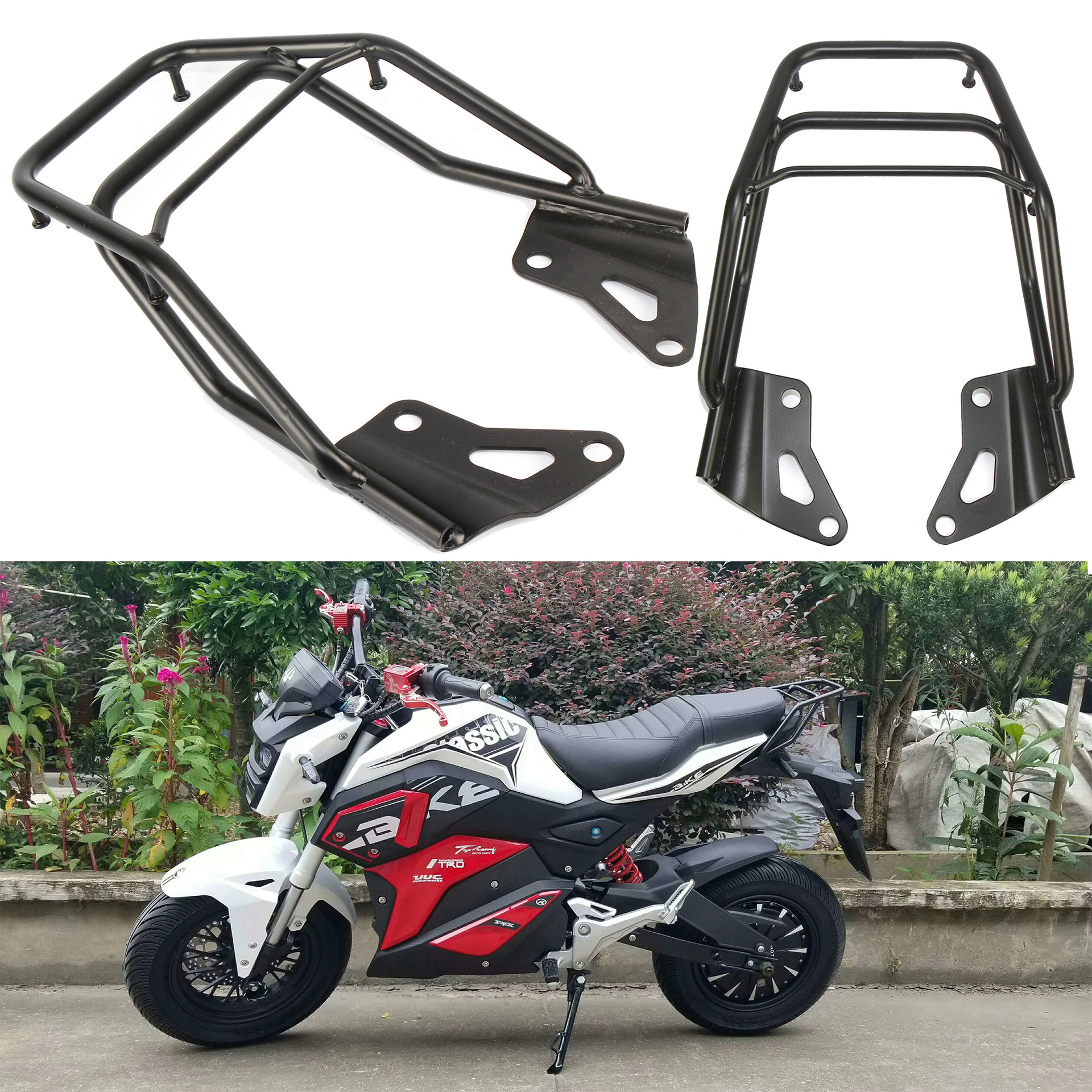 Thailand MSX SF125 rear rack motorcycle tail wing M3 Little Monkey cargo rack Grom modified cargo rack