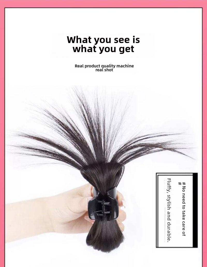 Fermaglio per capelli accessori per capelli fritti vento pigro piuma di pollo volano testa fontana coda di cavallo alta ragazza calda nido di pollo fermaglio per capelli borsa per capelli_voghion.com