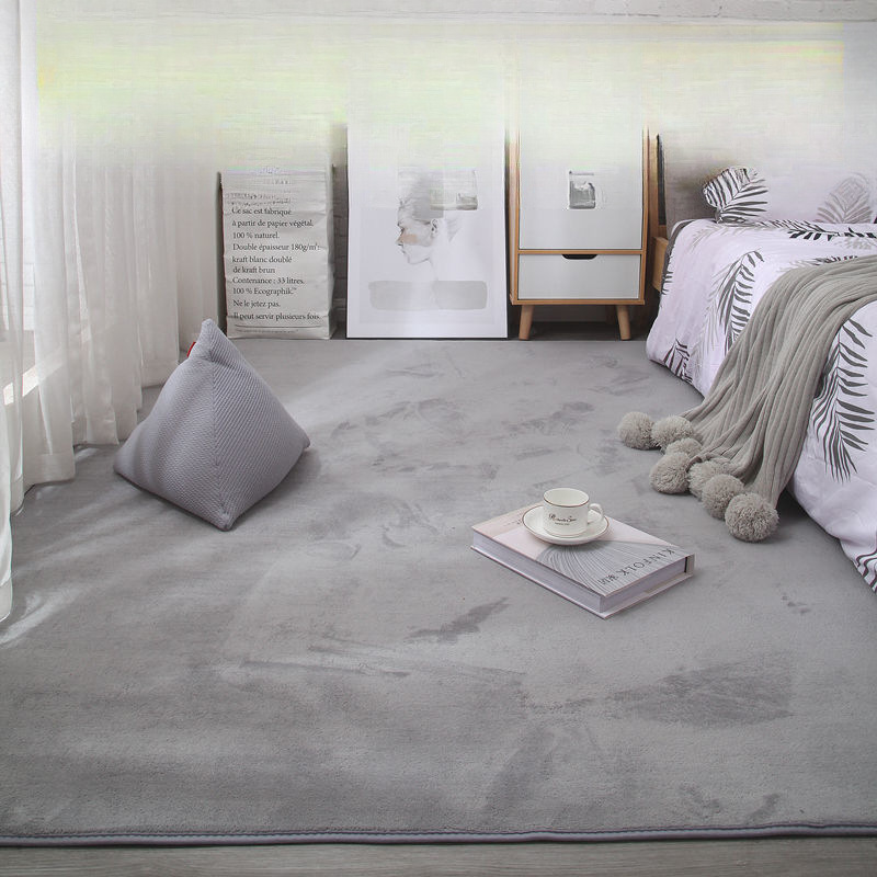 Plush carpet for bed for living room