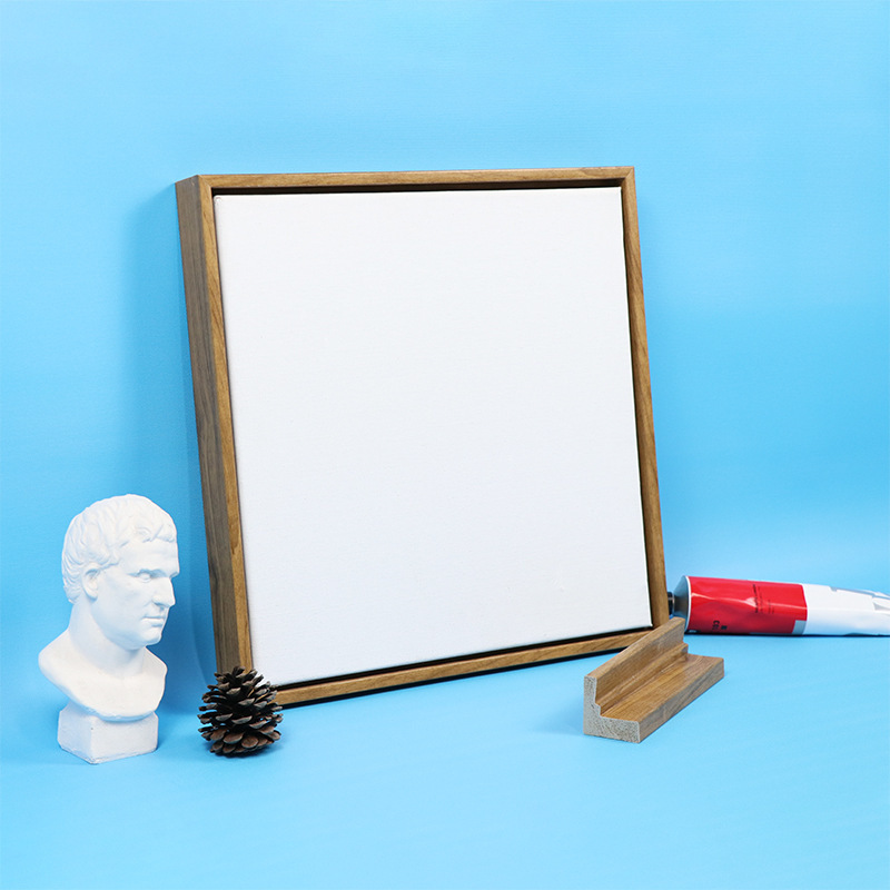 Oil painting frame 3.5cm thick free mounting L-shaped frame decorative painting outer frame photo frame wooden inner frame blank oil painting frame