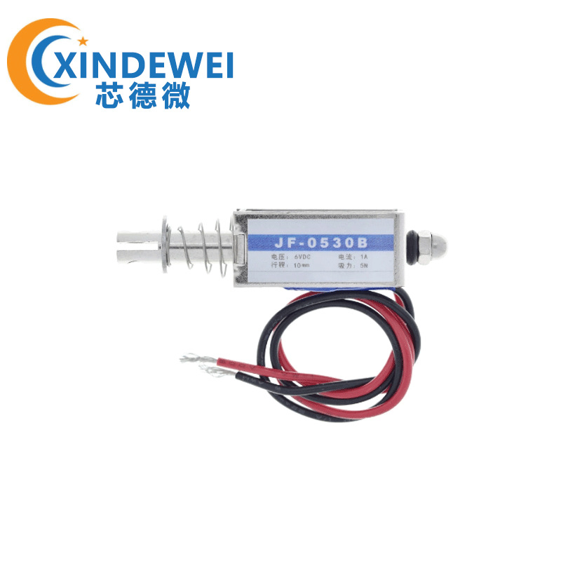 Through push-pull electromagnet JF-0530B 6v 12v 24VDC DC electromagnet frame small electromagnet