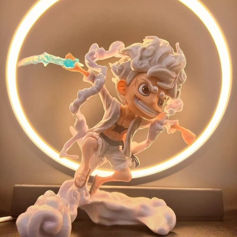 One Piece Gk Series Figures Q Version Sd Nika Luffy One Piece Anime Peripheral Model Decoration Gift Cute