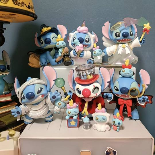 Stitch Funny Diary 2.0 Blind Box Stitch Hand-made Trendy Play Doll Desktop Decoration Birthday Gift