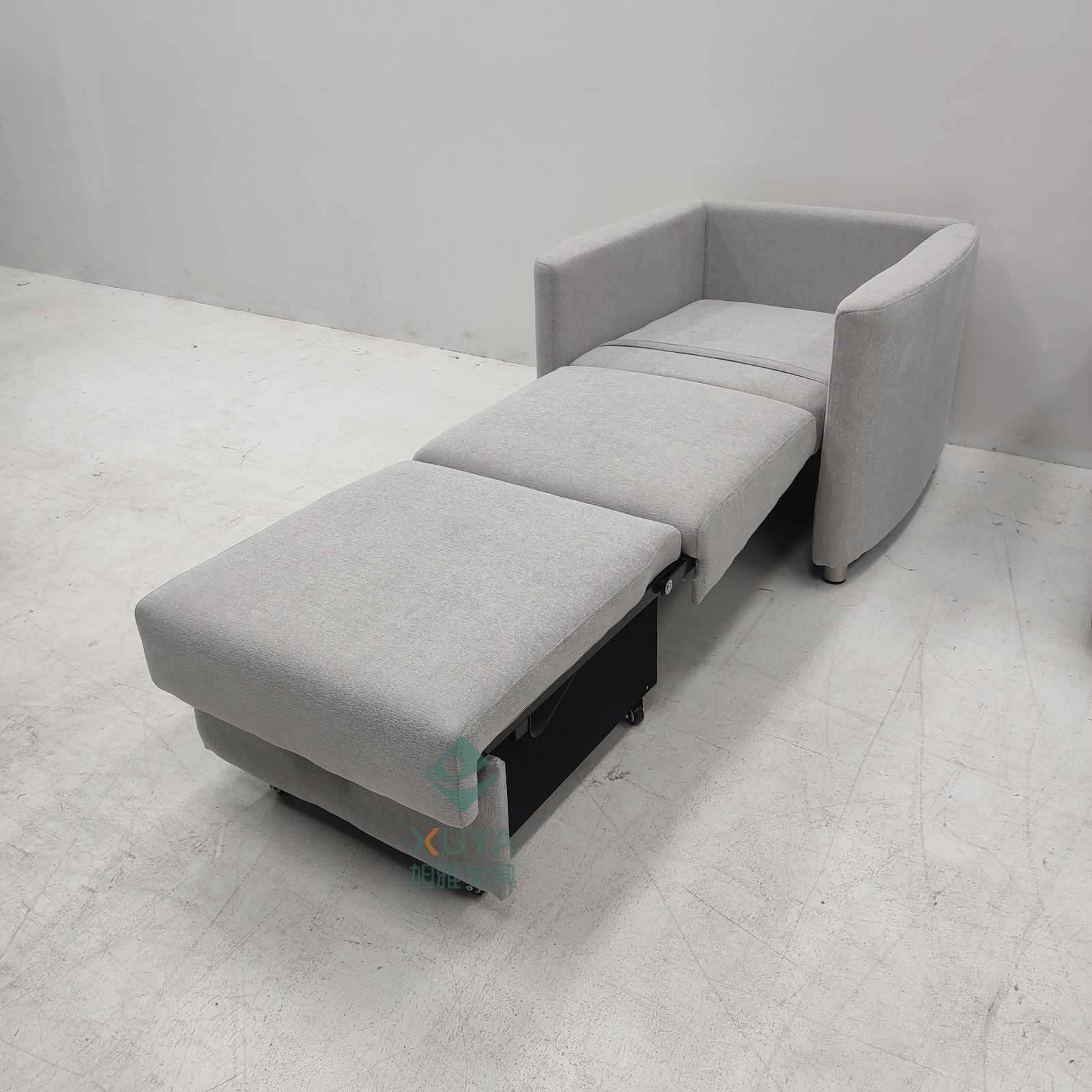 Moderno simple plegable multifuncional sofá cama de almacenamiento de una sola persona tecnología de tela de oficina almuerzo sofá cama