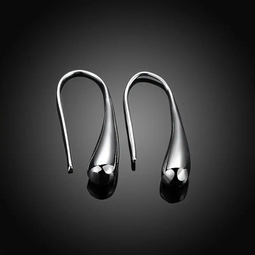 European and American ins style simple water drop earrings for women, personality, temperament, creative design, water drop shaped ear hooks, cross-border jewelry