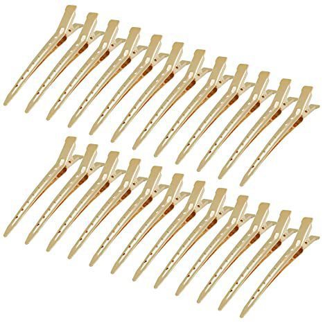 シルバーDuckBillヘアクリップ金属クリップヘアクリップ美髪クリップ美髪用品ワニカール160g|undefined
