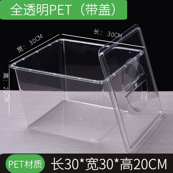 30*30*20 Full Transparent (with Cover)