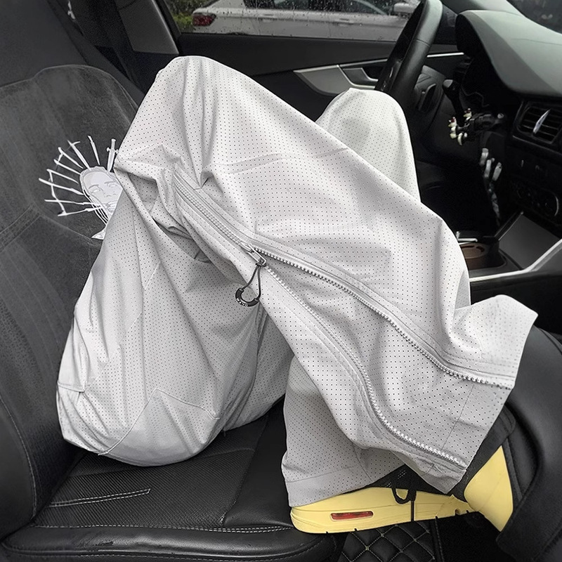 light gray American Quick-drying Parachute Trooper Pants Men's Spring New Soft Shell Charge Pants Outdoor Mountaineering Sports Pants