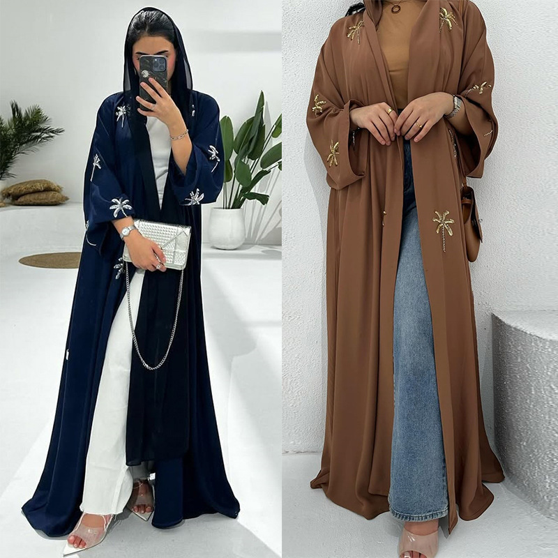 Mq211 Modest Summer Cross-Border Cardigan Women's Fashion Amazon Exquisite Sequin Embroidered Women's Jacket Mq211 Modest Summer Cross-Border Cardigan Women's Fashion Amazon Exquisite Sequin Embroidered Women's Jacket