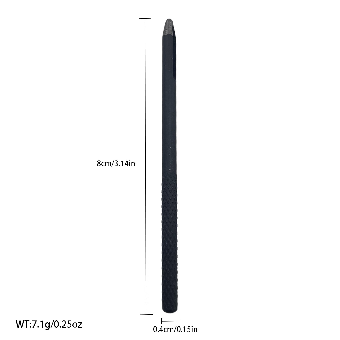 Cinturón negro de perforación manual de trabajo de cuero herramienta de perforación alemán punzonadora punzonado redondo punzonado suministro directo de fábrica