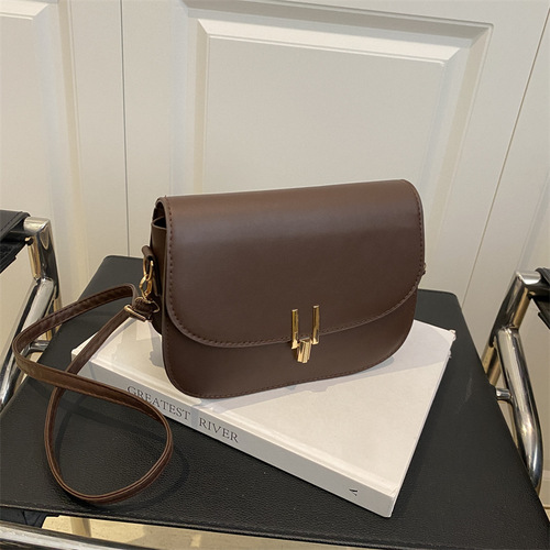 2025 Popular New Trendy Internet Famous Baggy Small Bag Retro Handbag for Women Fashionable Single Shoulder Crossbody Bag 