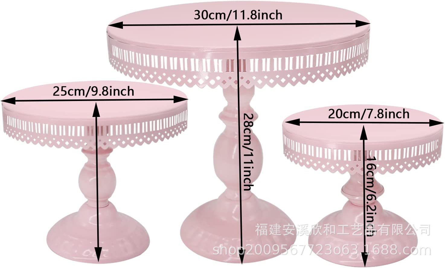 Fijación de pastel de hierro forjado de oro / bandeja de pastel / bandeja de frutas / bandeja de bodas West Point