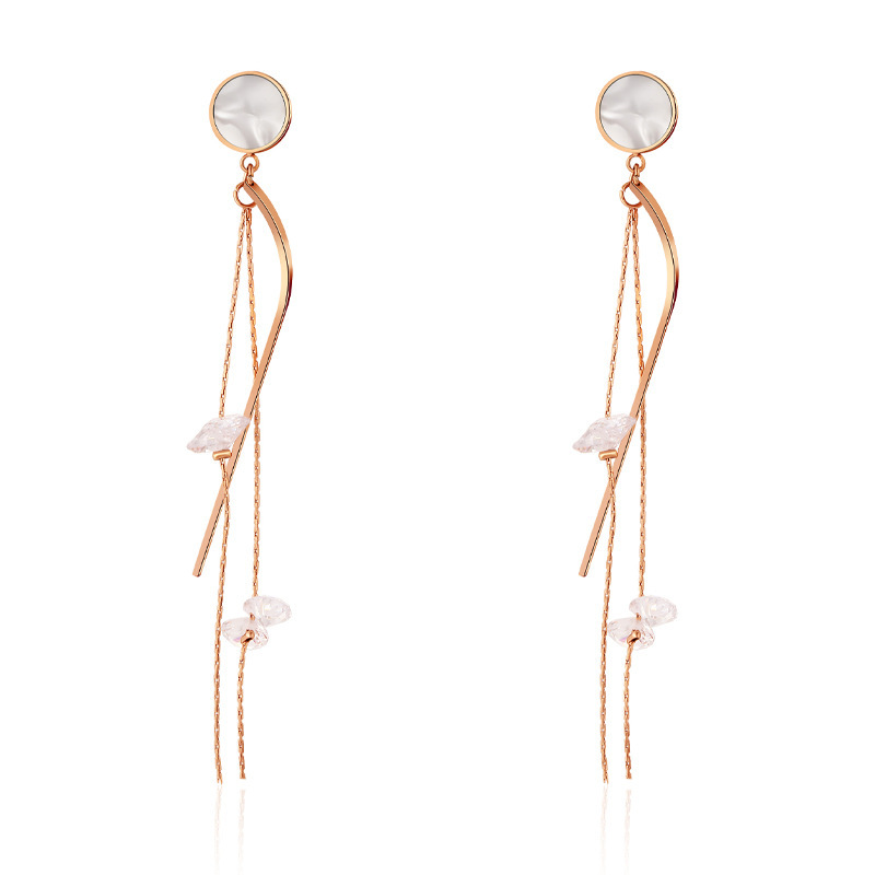 Oferta especial experiencia europea y americana joyería de acero titanio vacío galvanoplastia no decoloración no alérgica joyería pendientes collar fábrica al por mayor