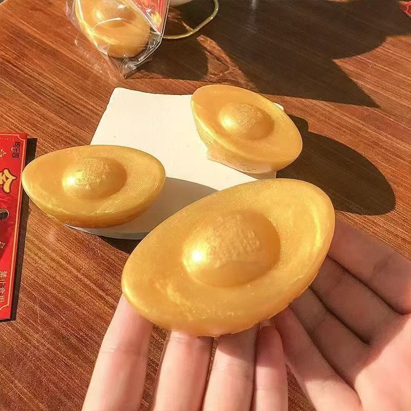 Nuevos lingotes de dinero para recaudar fondos, juguetes de descompresión de amasar música, juguetes para niños, artefactos de descompresión, juguetes de rebote, venta caliente