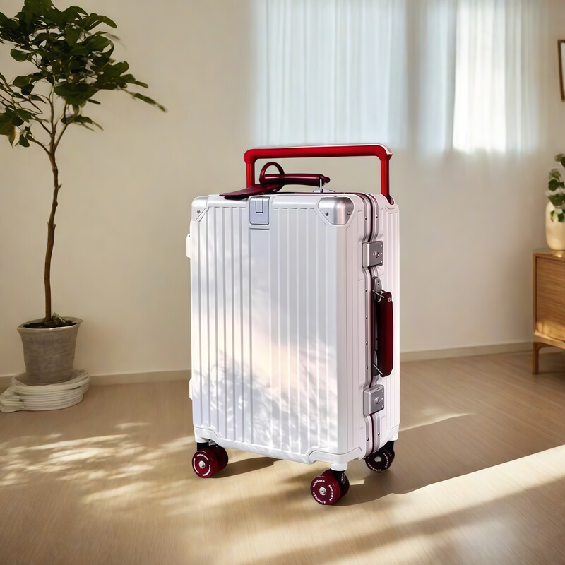 New Model of Roller Skate Suitcase Exported to Japan, 20inch Inch Carry-On Suitcase, Travel Suitcase, Password Lock Suitcase, Trolley Suitcase, Sturdy and Durable