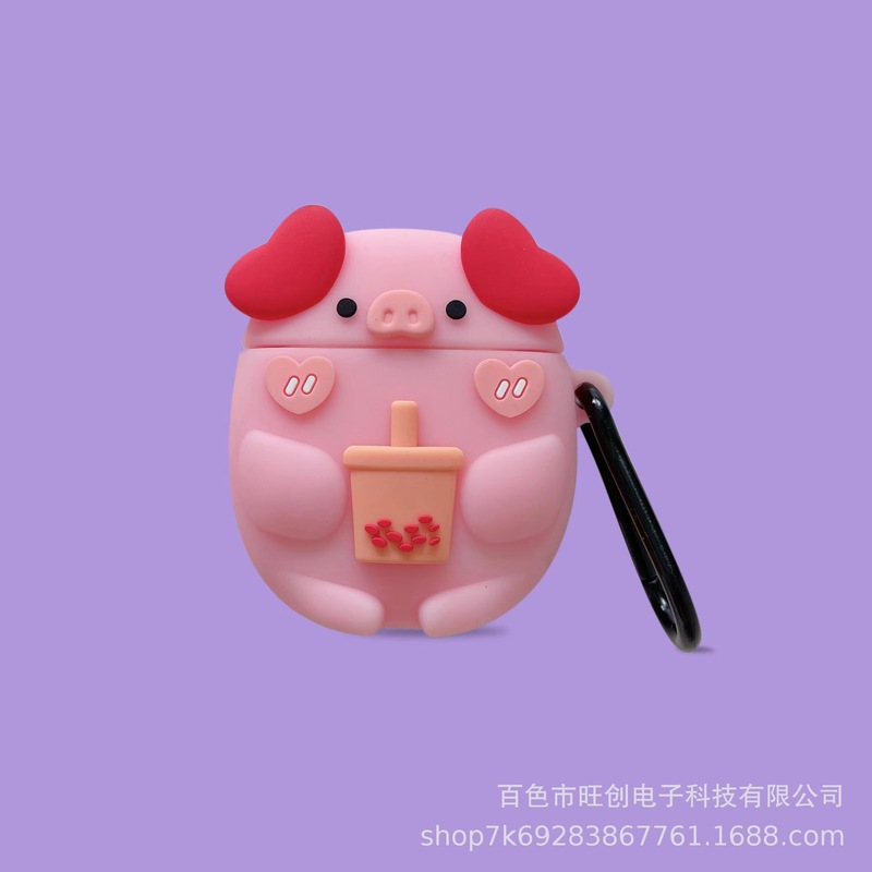 苹果AirPods1/2/3/4代硅胶保护套AirPodsPro2代四/五代卡通保护壳|undefined