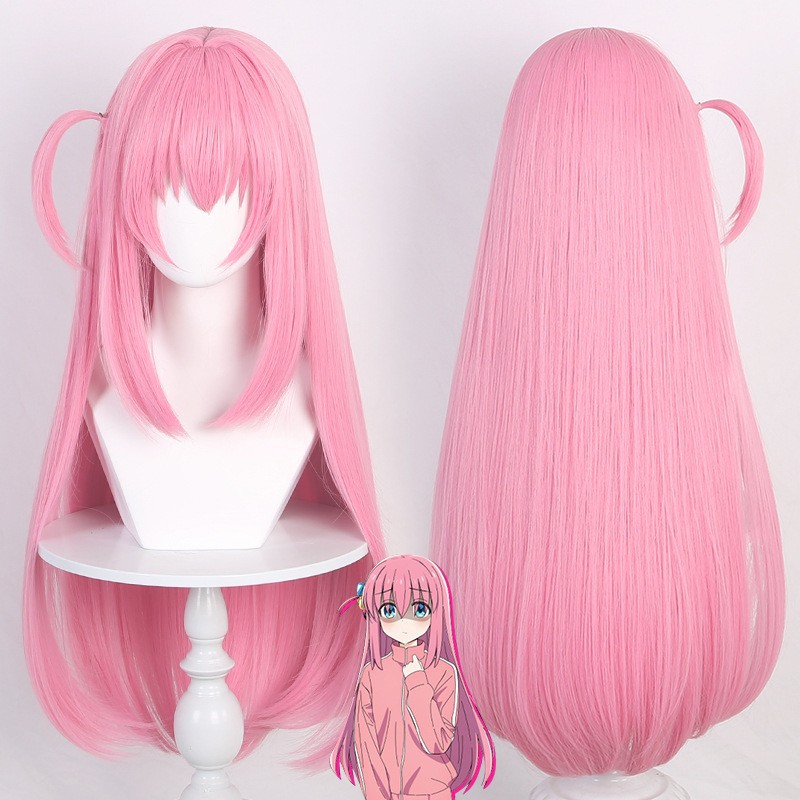 Cardamom anime solitario rock nuevo Goto solo cos pelucca cabello largo rosa Goto un riko cos pelucca