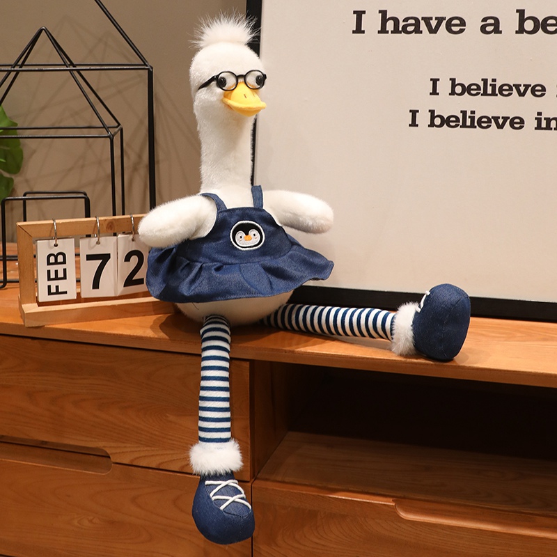 Bebé pato muñeca feliz pato muñeca cóncava modelado pato amarillo juguete de peluche regalo de cumpleaños para chicas