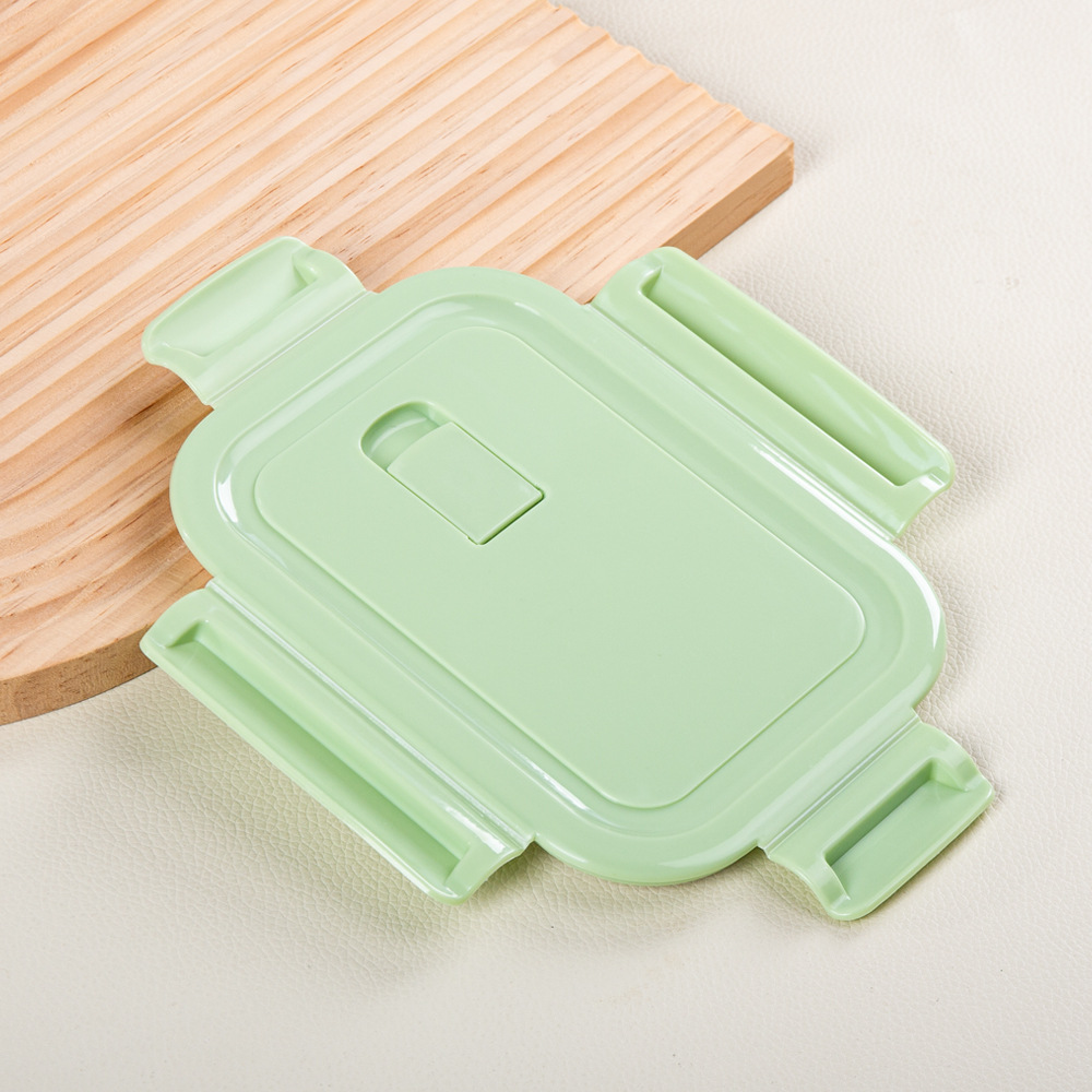 Caja de almacenamiento con cubierta Caja de microondas de vidrio Caja de almuerzo Refrigerador almacenamiento Caja de sellado Accesorios cubierta Caja de mesa cubierta