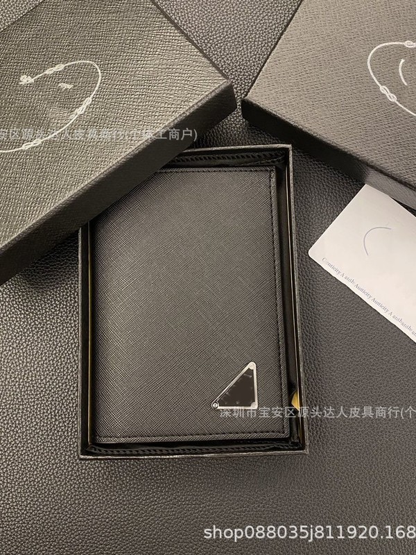 高档钱夹潮牌卡包护照套批发欧美奢华皮质多功能卡套证件三角标普|undefined