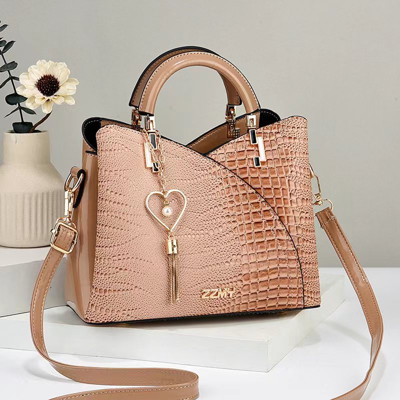 Bolso de mujer recién listado bolso de madre de textura atmosférica bolso de hombro con patrón de piel de cocodrilo bags al por mayor