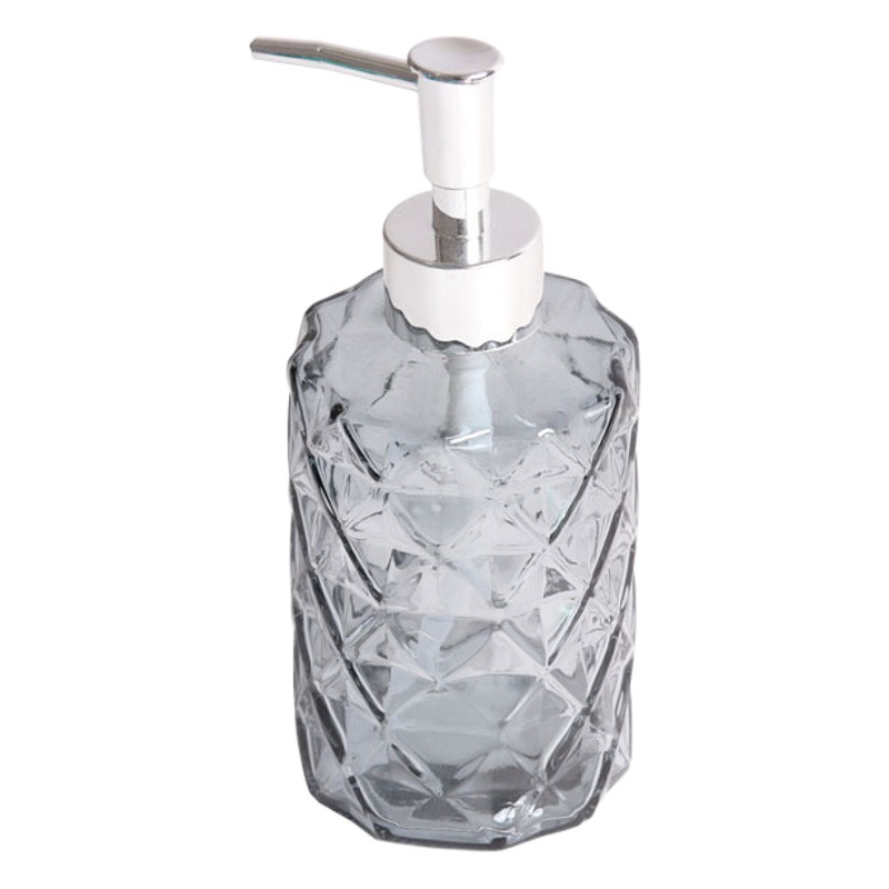 300ml botella desinfectante para manos tipo de prensa botella vacía de vidrio limpiador de cocina botella de almacenamiento de gel de ducha botella