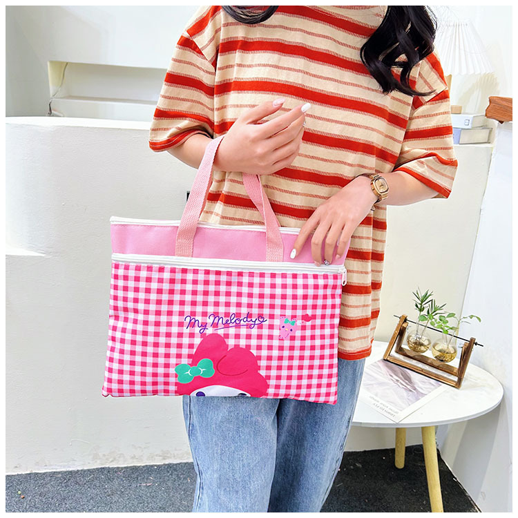 The new Spring 2024 Stardelo minimalist cartoon large-capacity student handbag, study materials and tutorial bag Application Scenario