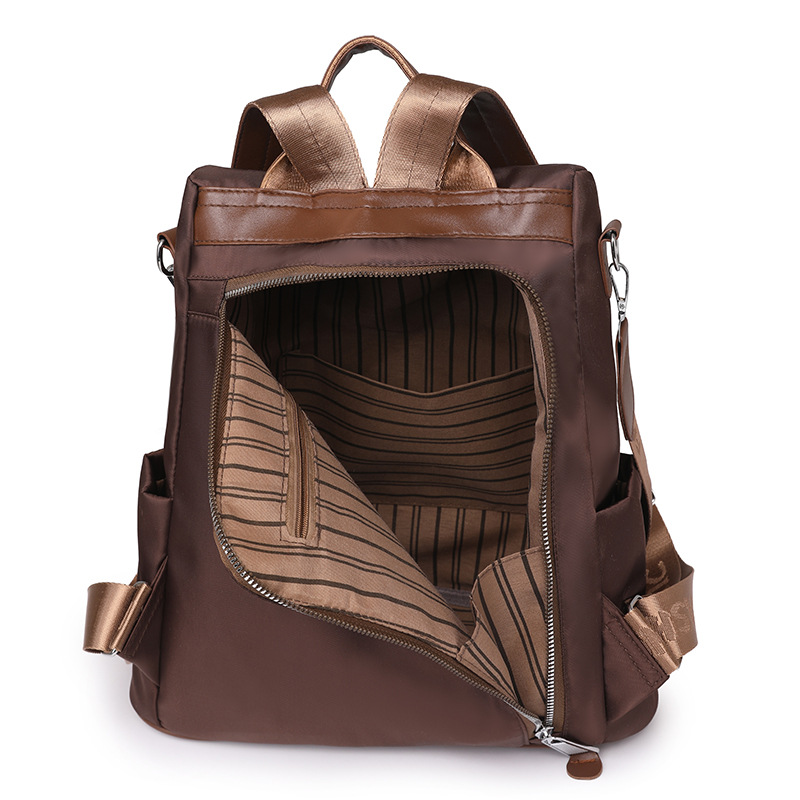 De alta calidad de Corea del Sur de seda mochila de las mujeres 2024 nueva mochila de gran capacidad de las mujeres al aire libre hombro de viaje antirrobo