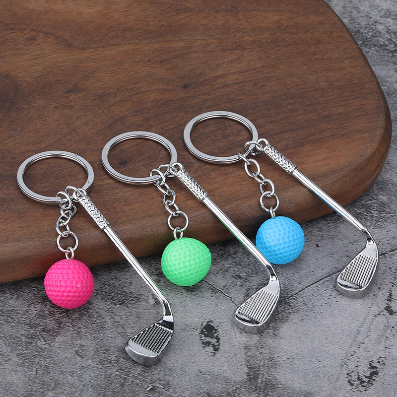Temu AliExpress shein Xiyin Amazon Foreign Trade Explosions Jewelry Simple Golf Keychain Pendant