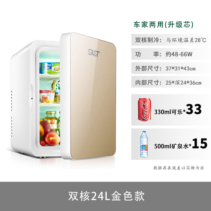 듀얼 코어 24L 골드 모델(자동차 및 가정용 겸용)