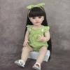 55cm green plaid jumpsuit small straight legs