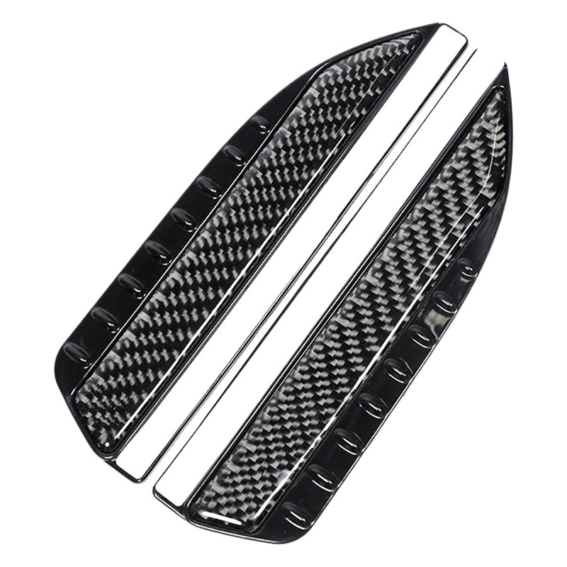 Fibra de carbono del coche espejo retrovisor impermeable lluvia ceja pegatinas personalidad reflector espejo retrovisor protector de la lluvia suministros de decoración del coche