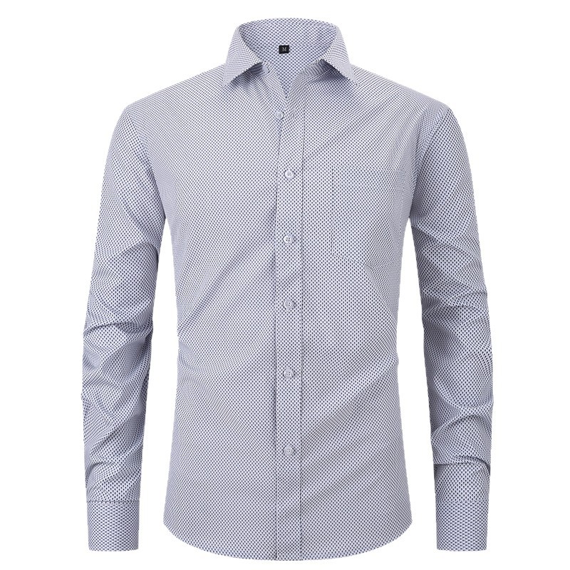 Camisa informal a cuadros delgada y estampada para hombre, popular en Amazon, tipo cárdigan de manga larga, talla grande, ropa de otoño para hombre image 6