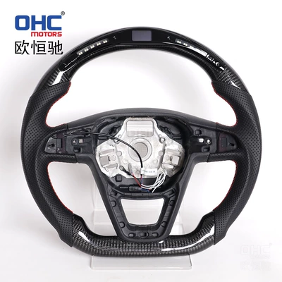 Suitable for Seat Leonmk3 Fr/Cupra Ibiza Carbon Fiber Smart Led Steering Wheel Modification