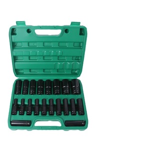 Electric wrench socket head full set lengthened air gun 22 hexagonal air batch large flying wrench telescopic electric drill suit combination