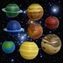 主题太阳系星空派对纸灯笼