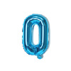 Blue balloon, layout, decorations, 16inch, gradient, English letters
