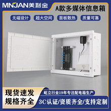 佛山厂家现货速发光纤入户信息箱 多媒体集线箱 网络箱家用弱电箱