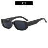 Small square sunglasses, trend glasses solar-powered, European style, suitable for import