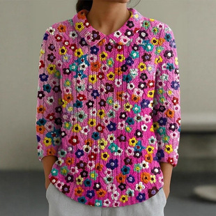 �羳TEMU�¿�ӡ���r�Ђ��������I�߷���ë���ﶬ������Ů