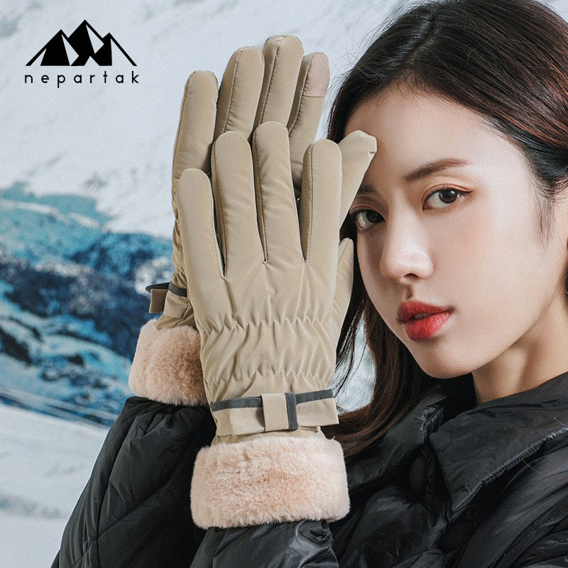 Guantes térmicos Z3 Invierno Polar forrado engrosada pantalla táctil guantes de conducción ciclismo deportes en stock al por mayor entrega transfronteriza