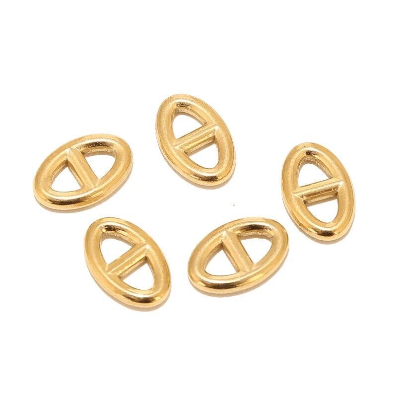 Simple Style Style 1 Piece 304 Stainless Steel Solid Color Jewelry Accessories Ornament Pipe Sleeve