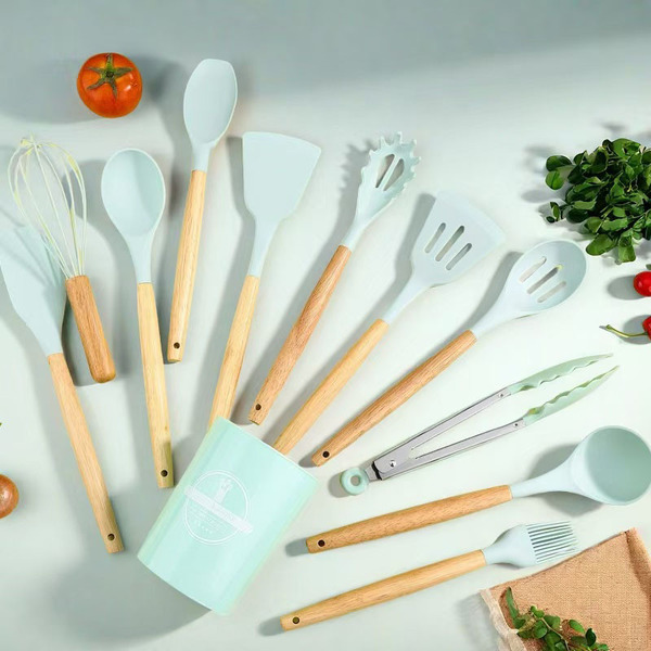 Household wooden handle high temperature resistant kitchenware…