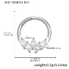 T001-steel color nose ring