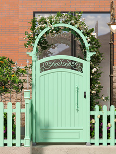 Aluminum Alloy Entrance Door Rural Self-Built Arch Door Outdoor Stainless Steel Pergola Villa Courtyard Door Community Garden Door