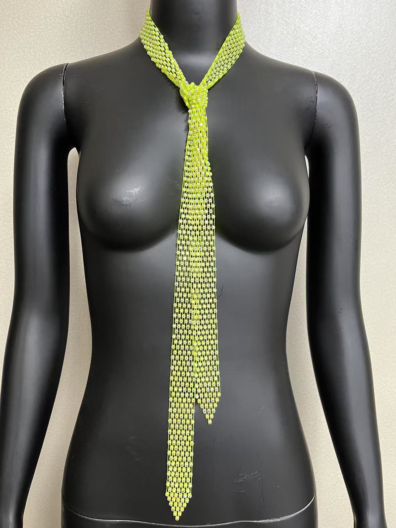 형광 그린 컬러 다이아몬드